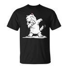 Gentle Westie Dog Dab Dance  T-Shirt