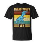 T-Rex Tyrannosaurus Tivanofauvuvex Meme T-Shirt