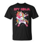 Gaming Spy Unicorn Ninja Gamer Gaming Enthusiast T-Shirt