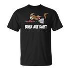 Goat Bock On Dart Game Dart Player T-Shirt