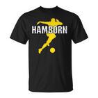 Hamborn Football Kicken Fan Nrw Stadium Yellow T-Shirt