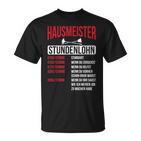 Hausmeister Hourly Wage Haustechnik Janitory T-Shirt