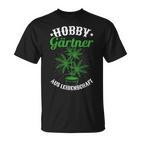 Hobby Gardener From Passion Garden Hemp Cannabis Motif T-Shirt