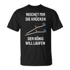 Injury Crutches Saying Gute Bessung S T-Shirt