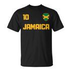 Jamaica Flag Reggae Music Fan Jersey T-Shirt