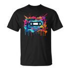 Kassetten 80Er 90Er Kassette Musik Musiker Dj T-Shirt