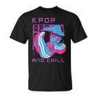 Korean K-Pop And Chill Girl T-Shirt