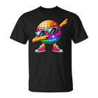 Led 70S Disco Ball Dabbing Sunglasses Nightclub Dance Party T-Shirt