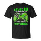 Level 10 Birthday Boy Gamer 2015 10Th Birthday T-Shirt