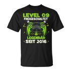 Level 9 Years Birthday Young Gamer 2016 Birthday T-Shirt