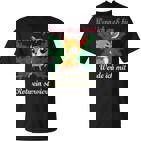 Liebe Zur Weihnachtszeit Reh Kitz Rehkitz Rotwein Tannen T-Shirt