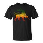 Lion Of Judah Reggae Music Rastafari Rasta T-Shirt