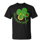 Lucky Charm Ladybird Clover Leaf For Friends Good Luck T-Shirt