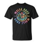 Malle 2025 Colourful Mallorca Party Holiday Team T-Shirt