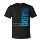 Mario Name First Name Boy Man Birthday T-Shirt