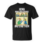 Medieval Sword Fighting Traditions And Tournaments Hema T-Shirt