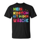 Mein Kostüm Ist In Der Wäsche For Carnival Fancy Dress Costume T-Shirt