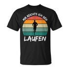 Mir Reichts Ich Geh Laufen Jogging Runner Slogan T-Shirt