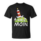 Moin North Sea Lighthouse Motif I North Sea Island Sheep T-Shirt