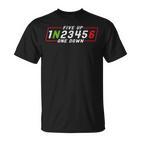 Motorcycle Gear Shift One Down Five Up T-Shirt