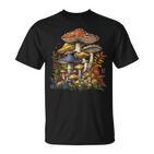 Mushroom Motif For Mushroom Lovers Mushroom Lovers Mushroom Colle T-Shirt