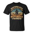 Rentner 2025 Motorrad Motorsport Motorradfahrer Rente T-Shirt