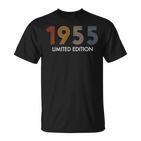 Retro 70 Jahre Jahrgang 1955 Limited Edition 70 Geburtstag T-Shirt