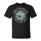 Save The Ocean Keep Sea Plastic Free Turtle T-Shirt