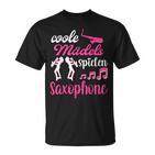 Saxophone Women's Cool Girls Playing Saxophone T-Shirt