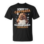 Sorry Mein Capybara Hat Meine Hausaufgaben Gefressen T-Shirt