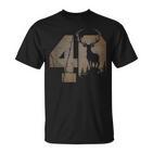 Stag Motif For Hunters 40S Birthday Or Anniversary T-Shirt