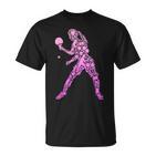 Table Tennis Table Tennis Player Ping Pong Children's Girls T-Shirt