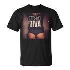 Techno Diva Cool Techno Dance Disco Edm T-Shirt