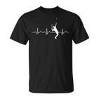 Tennis Player Tennis Racket Tennis Heartbeat T-Shirt