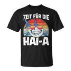 Time For The Haia Shark Sleep Tired Pyjamas Sleep T-Shirt