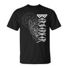 Viking Alhalla Egisor & Odin's Wolf Berserker T-Shirt