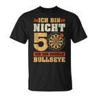 Vintage 50Th Birthday Dart Saying Double Bullseye T-Shirt