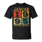 Vintage January 1995 28Th Birthday T-Shirt