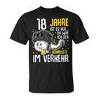 Vor 18 Jahren Der Fastest In Traffic 18Th Birthday Man T-Shirt