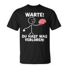 Warte Du Hast Waserloren Lustiger Spruch T-Shirt