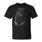 Werewolf Mythical Motif Fantasy Illustration Werewolf T-Shirt