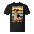 Where's Dein Spin Table Tennis Table Tennis Player T-Shirt