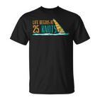 Windsurfing Life Begins At 25 Knot Surfer Saying  T-Shirt