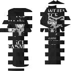 Witches Against Fascism Occult Grunge Goth Punk Wicca T-Shirt