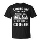 Women's Camping Grandma Wie Eine Normal Oma Nuriel Cooler T-Shirt