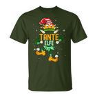 Aunt Elf Christmas Family Outfit Christmas Elf T-Shirt