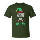 Big Brother Elf Partner Look Family Outfit Christmas T-Shirt