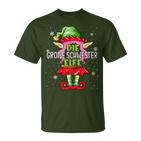 Big Sister Elf Christmas Family Christmas T-Shirt