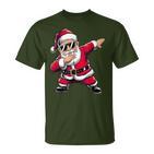 Christmas Boys Children Dabbing Santa T-Shirt