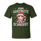 Christmas Cat My Fairy Lights Purrs Fun T-Shirt